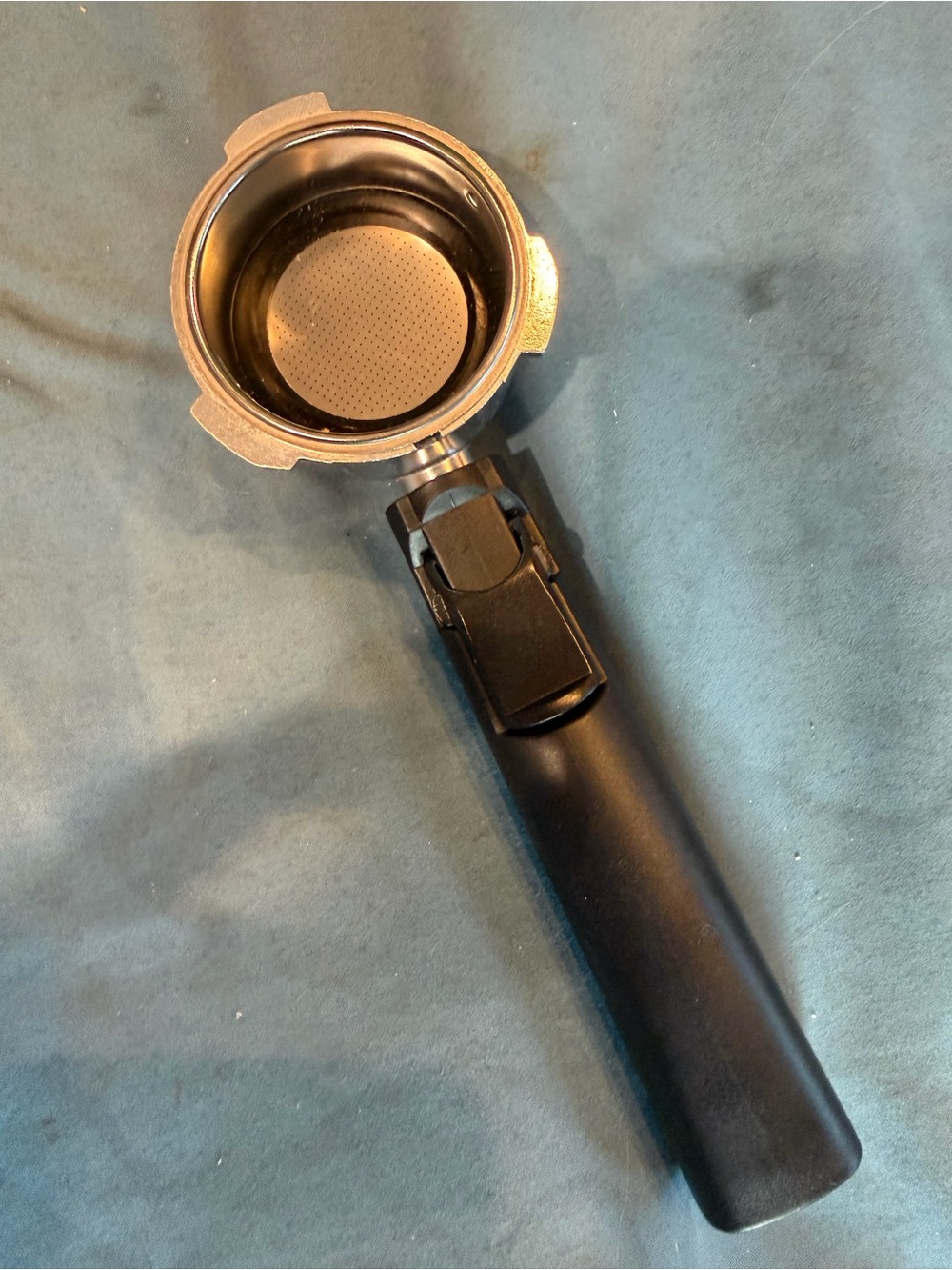 Espresso Portafilter Basket with Black Handle